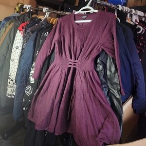 TORRID Purple Knit Dress